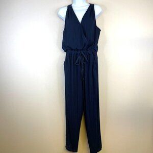 Anthropologie Saturday Sunday Womens Jumpsuit‎ NWT Size L Knit Belted Sleeveless